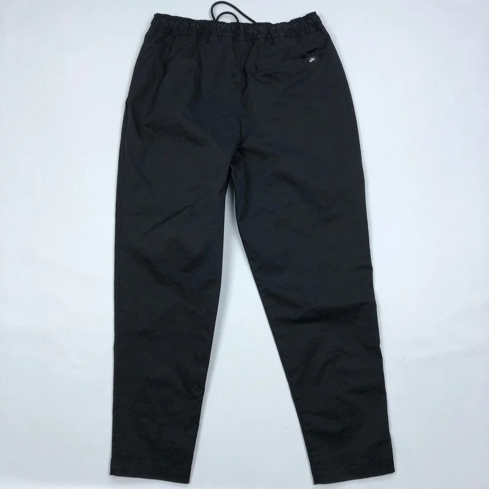 Nike Mens Club Woven Tapered Pants Black HJ1997 Size Medium